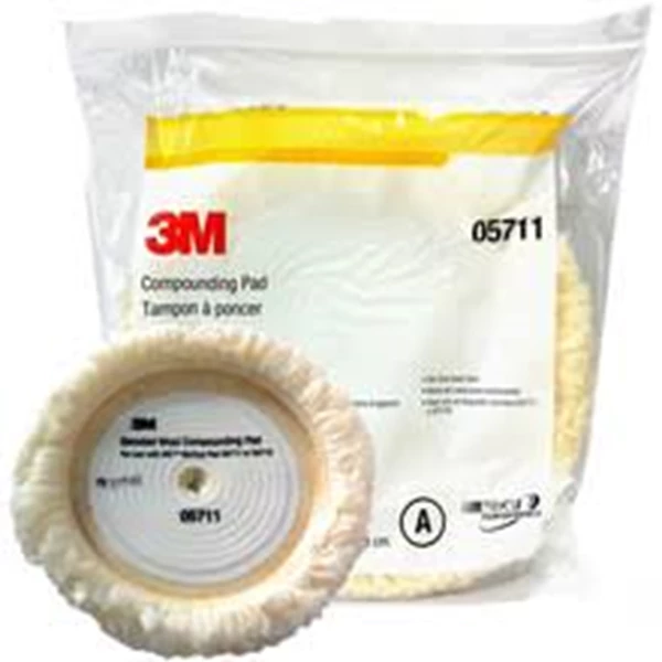 3M 5711 Hook-it Wool Compounding Pad 9 in