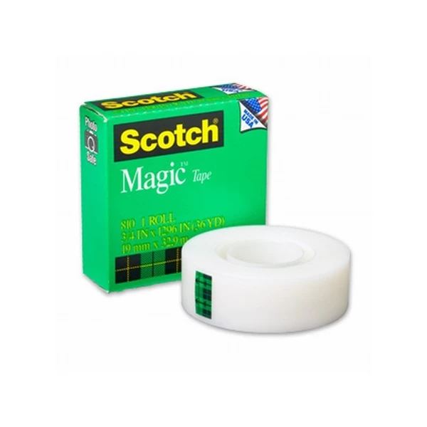 Magic Scotch Tape 3M 810 (Isolasi) 1" x 36Yd