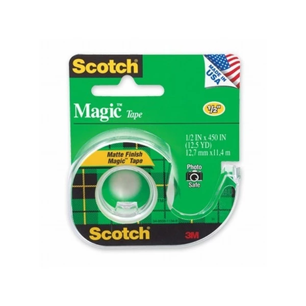 Magic Tape Scotch 3M Cat 104 (isolasi) 1/2" x 450"