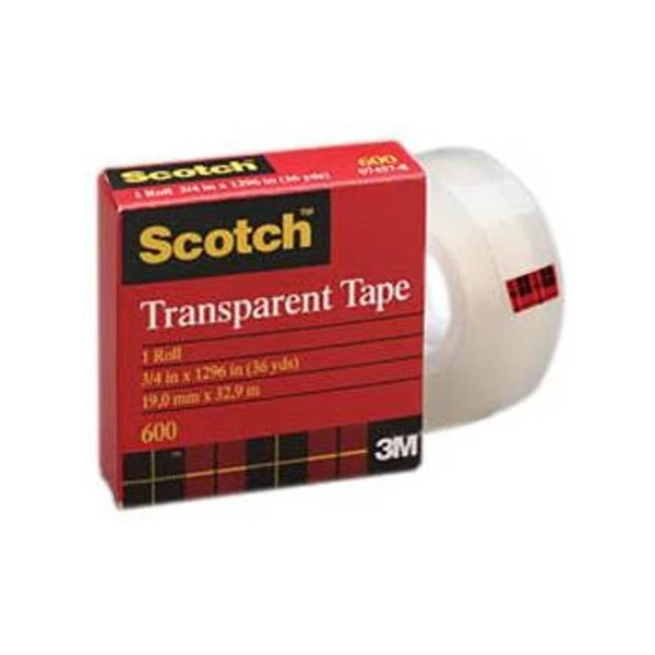 Magic Scotch Tape 3M 600 (isolasi) 1/2" x 36Yd